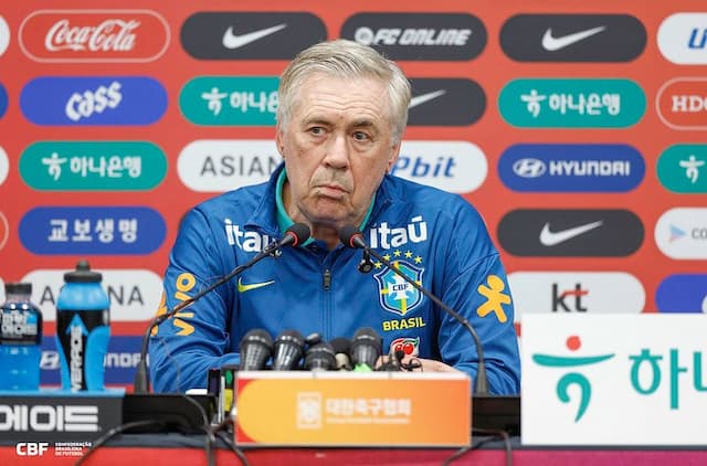 Ancelotti divulga convocação da seleção para amistosos de novembro