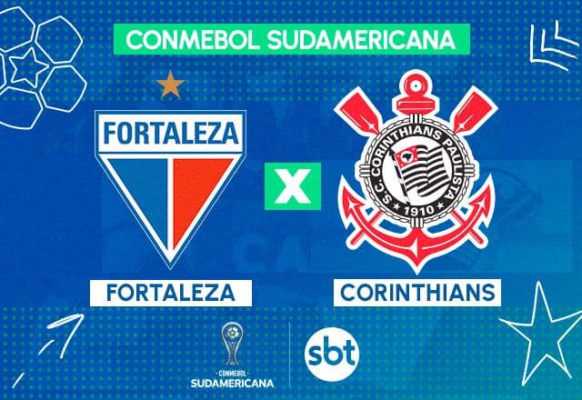 SBT transmite Fortaleza x Corinthians pela Sul-Americana