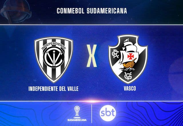SBT transmite Independiente del Valle x Vasco pelo playoff da Sul-Americana