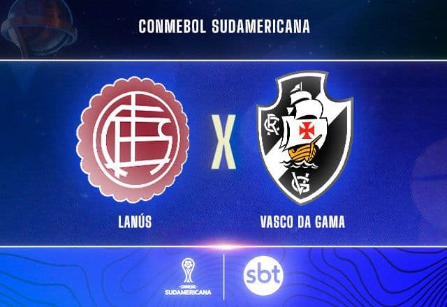 SBT transmite Lanús x Vasco pela Copa Sul-Americana