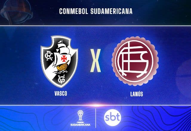 Tiago Leifert narra Vasco x Lanús na Sul-Americana no SBT 