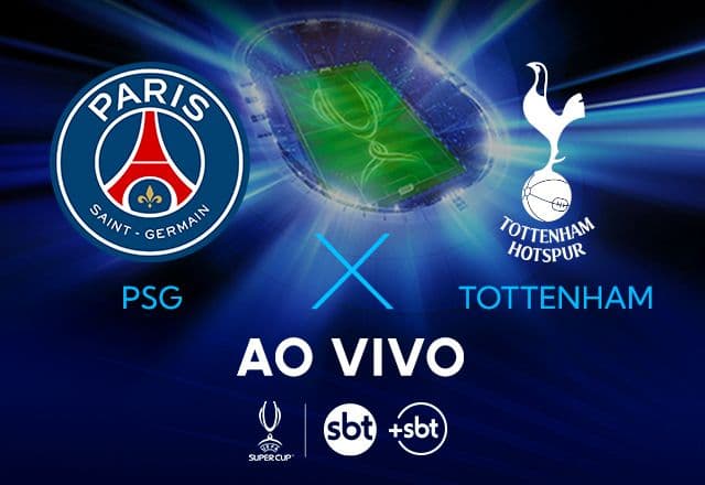 Ao vivo: assista PSG x Tottenham na final da Supercopa da UEFA