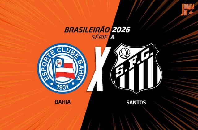 Bahia x Santos: onde assistir, escalações e arbitragem
