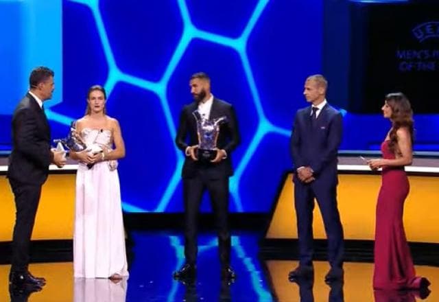 Benzema e Alexia Putellas são os melhores da temporada pela Uefa