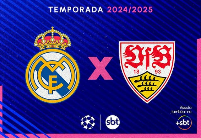 SBT transmite Real Madrid x Stuttgart pela Champions League