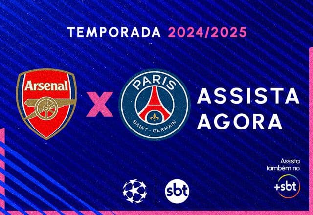 Ao vivo: assista Arsenal x PSG pela semifinal da Champions League