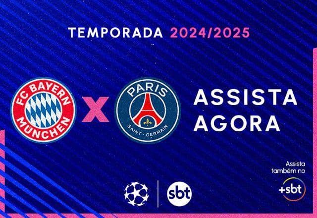 Ao vivo: assista Bayern de Munique x PSG pela Champions League