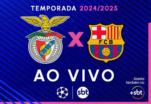 Ao vivo: assista Benfica x Barcelona pela Champions League