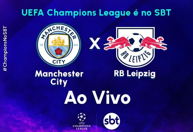 Ao vivo: assista Manchester City x RB Leipzig pela Champions League