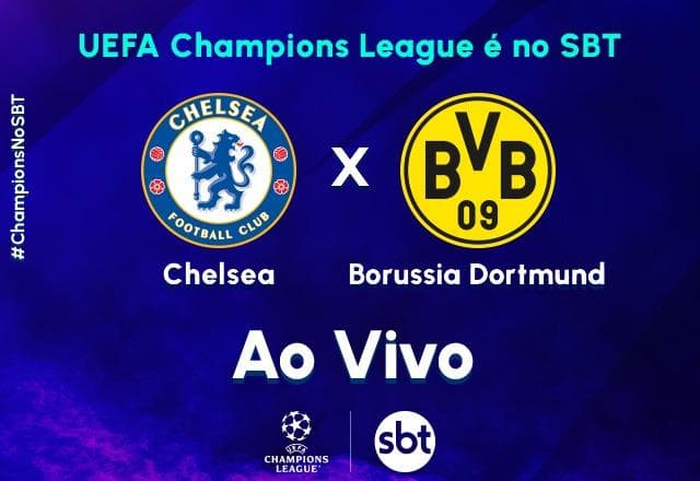 Ao vivo: assista Chelsea x Borussia Dortmund pela Champions League