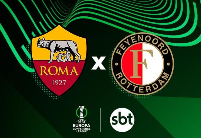 SBT transmite Roma x Feyenoord pela final da Conference League
