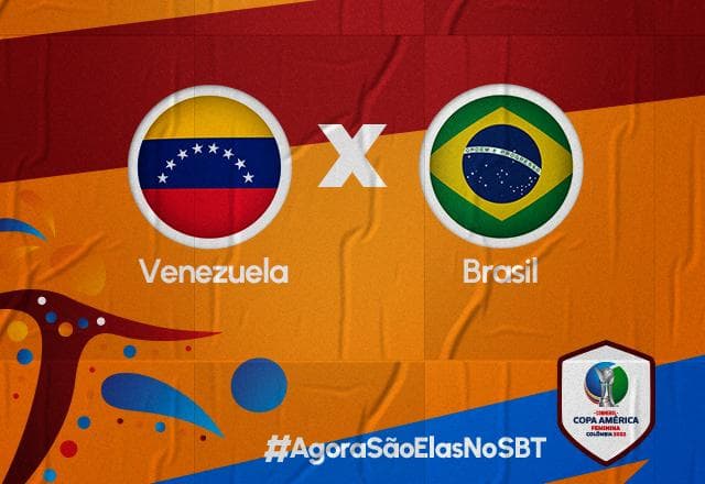 SBT transmite Venezuela x Brasil pela Copa América Feminina