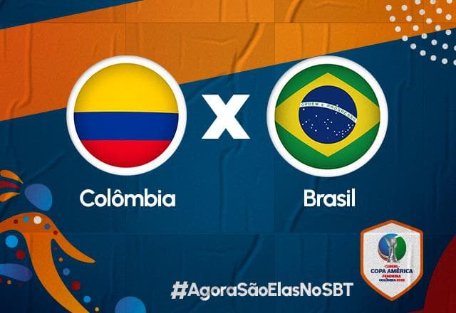 SBT transmite Colômbia x Brasil pela final da Copa América Feminina