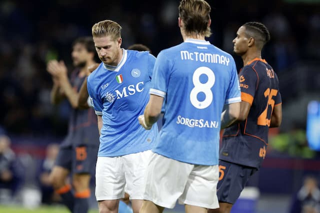 De Bruyne sofre grave lesão e preocupa Napoli para a sequência da temporada