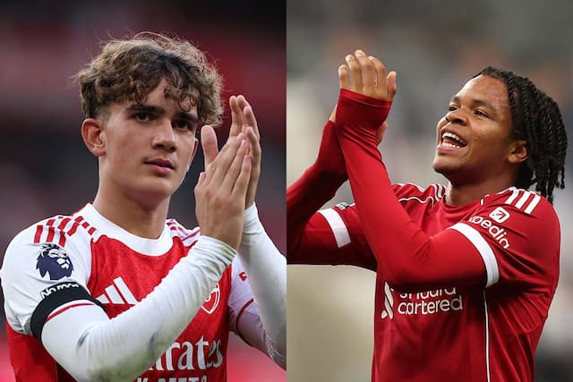 Arsenal e Liverpool inscrevem promessas de 15 e 17 anos na Champions