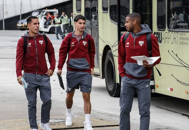 Sem Lucas e Oscar, São Paulo viaja ao Paraguai para enfrentar o Libertad