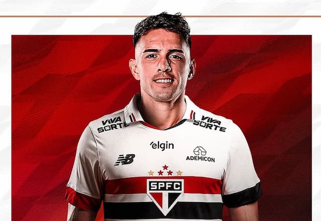 São Paulo anuncia a contratação do lateral-esquerdo Enzo Díaz