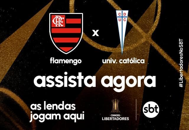 Ao vivo: assista Flamengo x Universidad Católica pela Libertadores