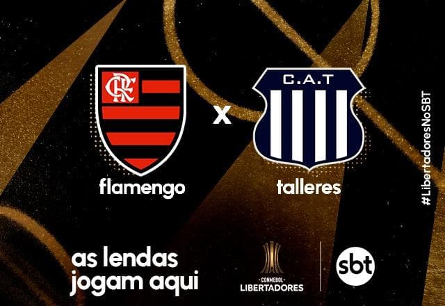 SBT transmite Flamengo x Talleres pela Libertadores