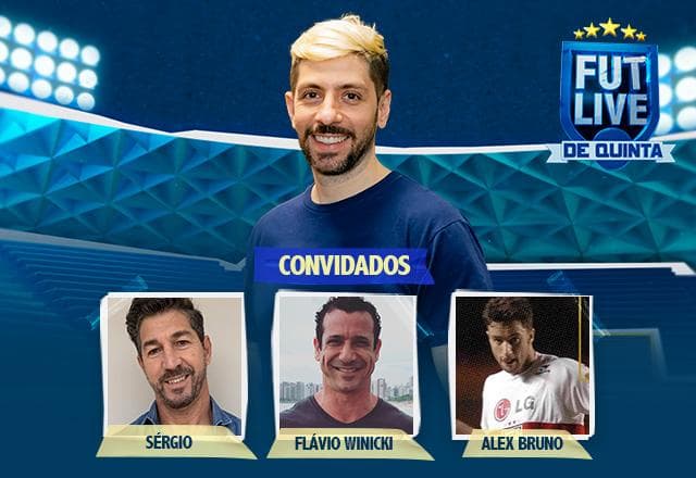 Futlive de Quinta recebe ex-goleiro do Palmeiras e ex-zagueiro do São Paulo