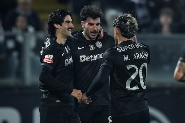 Sporting goleia Vitória de Guimarães e segue na vice-liderança do Português
