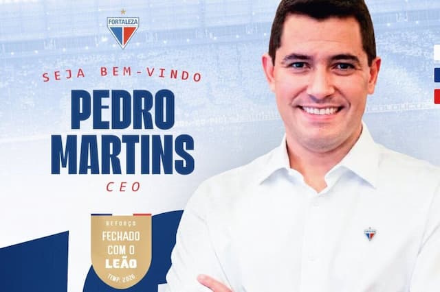Fortaleza contrata Pedro Martins como novo CEO para substituir Marcelo Paz