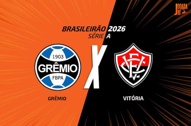 Grêmio x Vitória: onde assistir, escalações e arbitragem