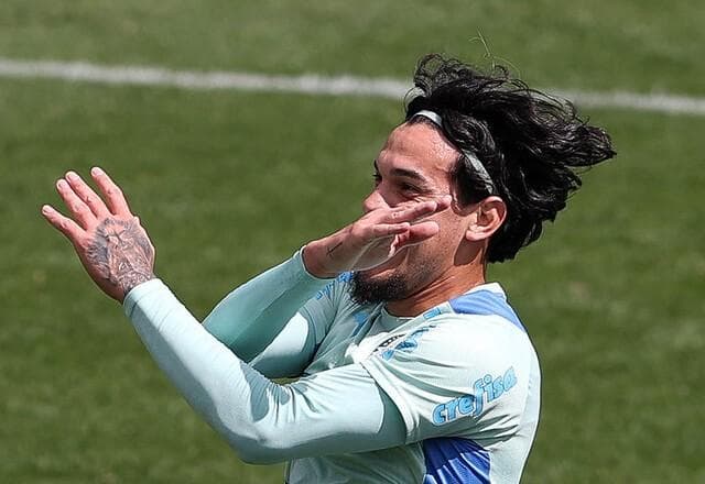 Gustavo Gómez, zagueiro do Palmeiras: "O apoio amanhã vai ser muito importante"