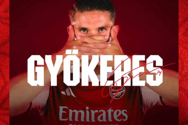Arsenal anuncia a contratação do atacante Gyökeres, ex-Sporting