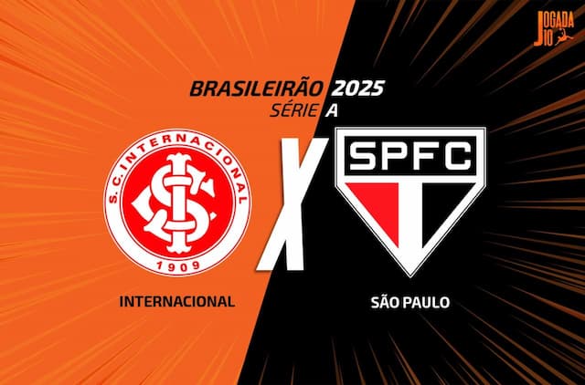 Internacional x São Paulo: onde assistir, escalações e arbitragem