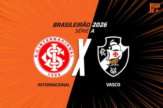 Internacional x Vasco: onde assistir, escalações e arbitragem