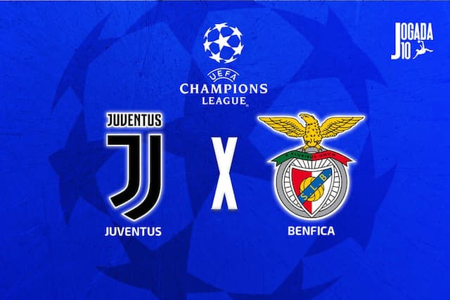 Juventus x Benfica: onde assistir, escalações e arbitragem