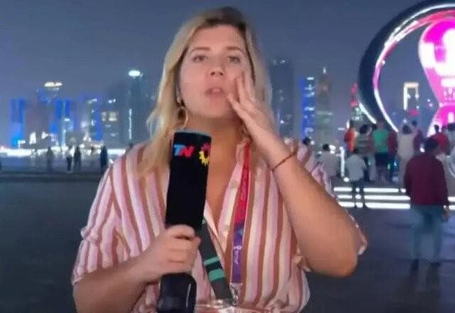 Copa do Mundo: jornalista argentina é roubada em entrada ao vivo no Catar