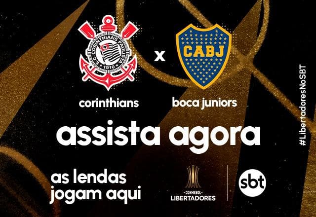 Ao vivo: assista Corinthians x Boca Juniors pelas oitavas da Libertadores