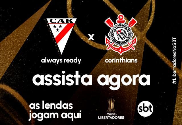 Ao vivo: assista Always Ready x Corinthians pela Libertadores