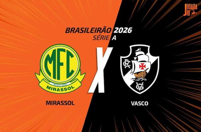 Mirassol x Vasco: onde assistir, escalações e arbitragem