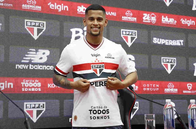 Mailton é apresentado no São Paulo e celebra: ''Um sonho''