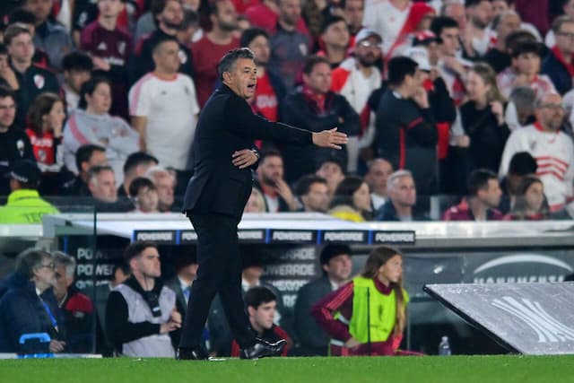 Técnico do River Plate diz vir ao Brasil para ''fazer história'' contra o Palmeiras