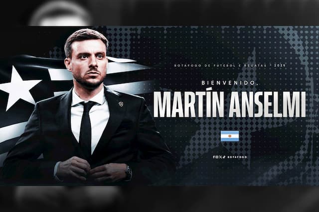 Botafogo anuncia a contratação do técnico Martín Anselmi