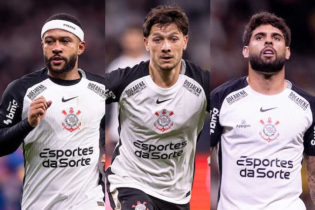 Dorival admite ansiedade para ter trio de ataque titular pela primeira vez no Corinthians