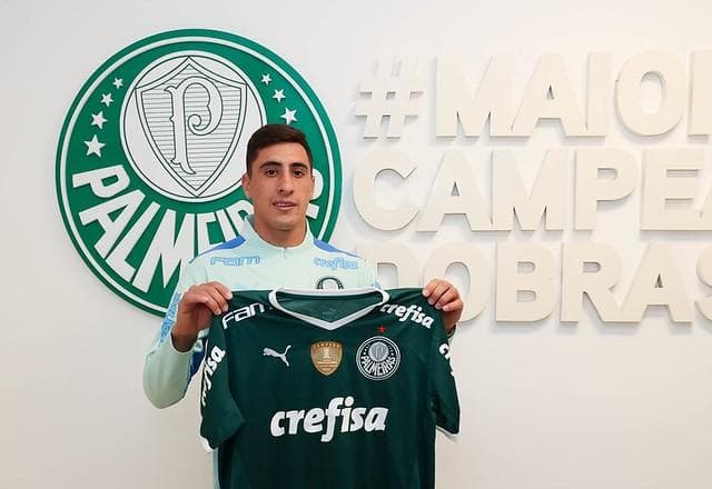 Palmeiras anuncia contratação do atacante uruguaio Miguel Merentiel