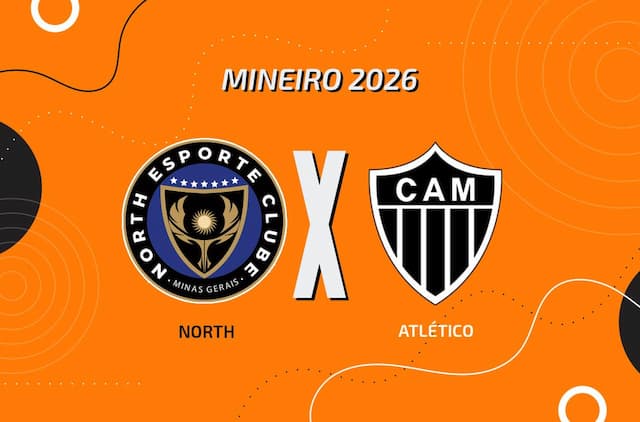 North x Atlético: onde assistir, escalações e arbitragem