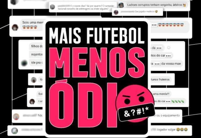 Futebol português repete campanha do Corinthians contra ódio no esporte