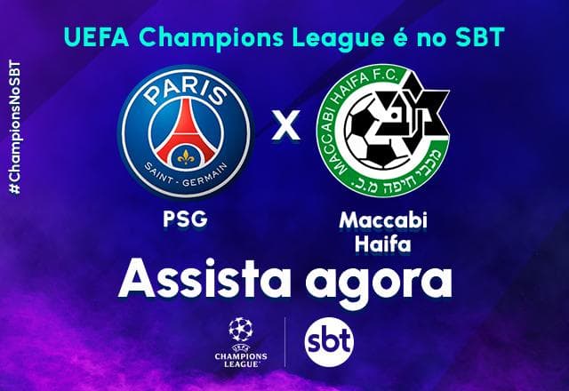 Ao vivo: assista PSG x Maccabi Haifa pela Champions League