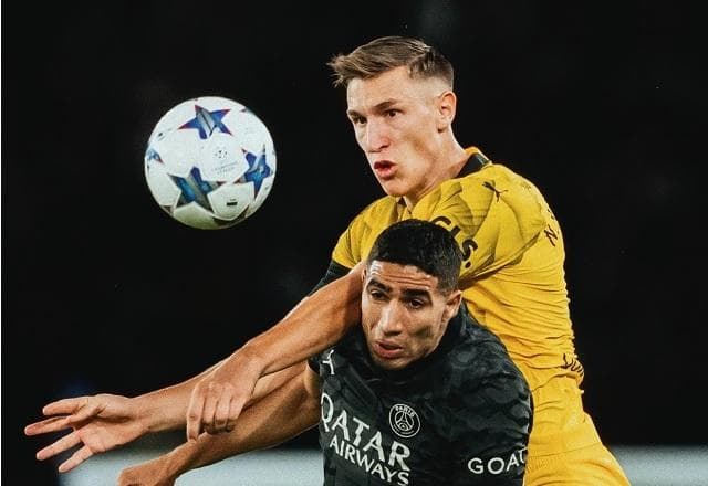 Champions: Mbappé marca e PSG estreia com vitória sobre o Borussia Dortmund