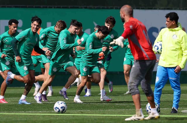 Com clássico à vista, Palmeiras intensifica preparação para encarar o Corinthians