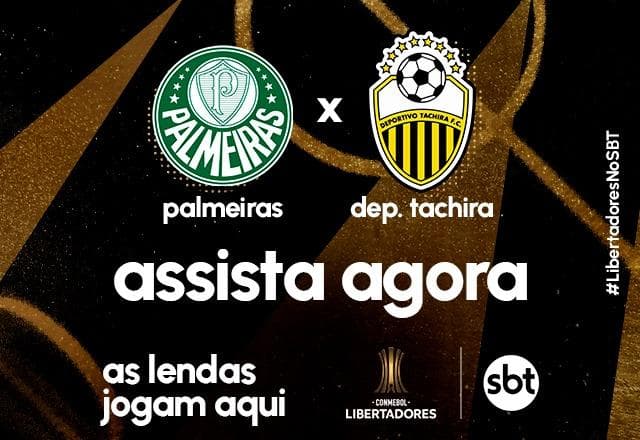 Ao vivo: assista Palmeiras x Deportivo Táchira pela Libertadores