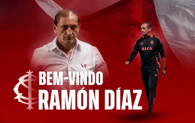 Internacional anuncia a contratação do técnico Ramón Díaz