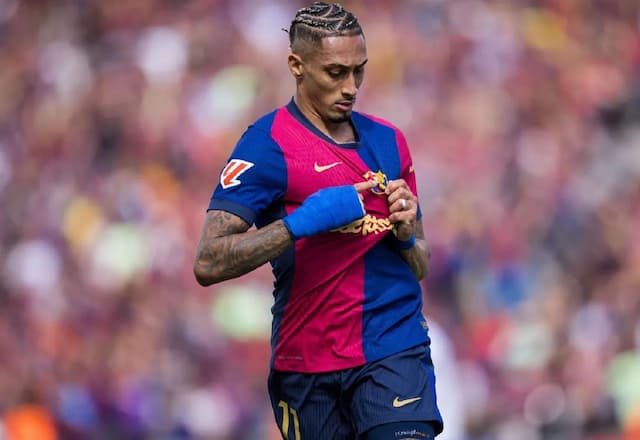 Raphinha é eleito o melhor jogador da temporada na LaLiga