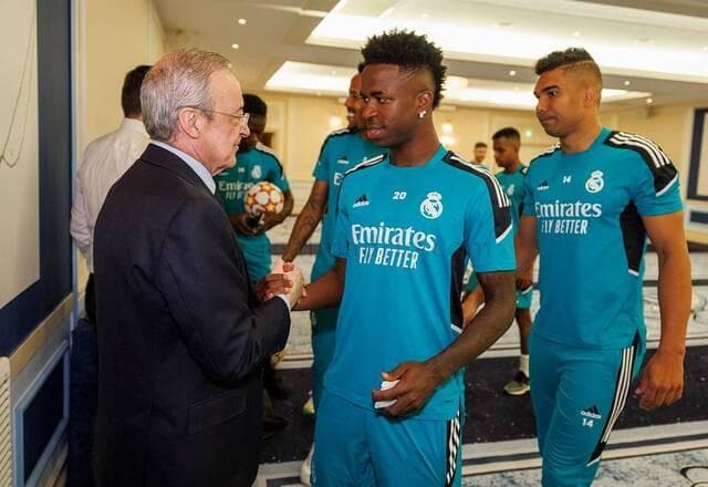 Florentino Pérez apoia jogadores do Real Madrid antes de decisão da Champions